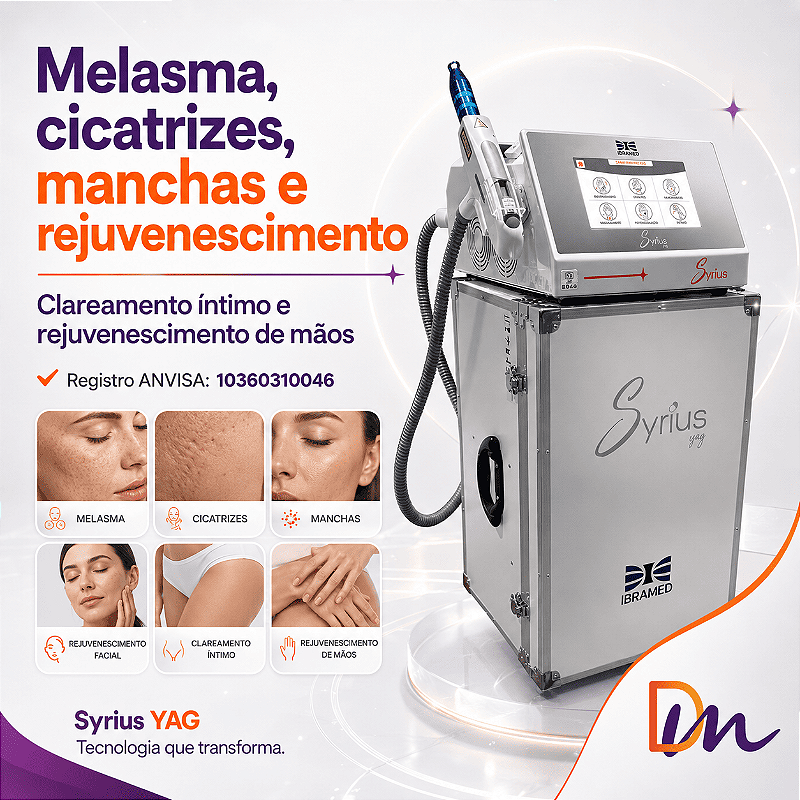 Equipamento De Laser Syrius Yag + 4 Ponteiras - Ibramed