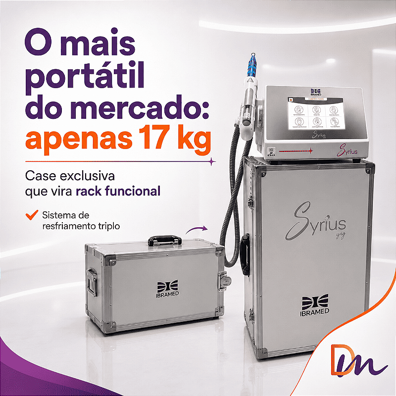Equipamento De Laser Syrius Yag + 4 Ponteiras - Ibramed