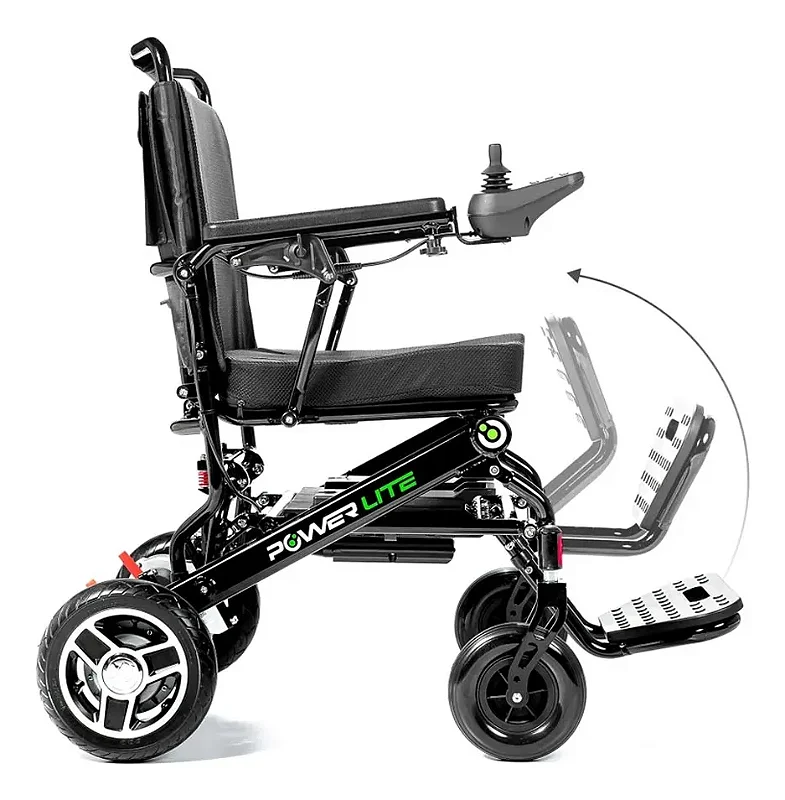 Cadeira De Rodas Motorizada Até 120 Kg Modelo D15A Compact In - Power Lite