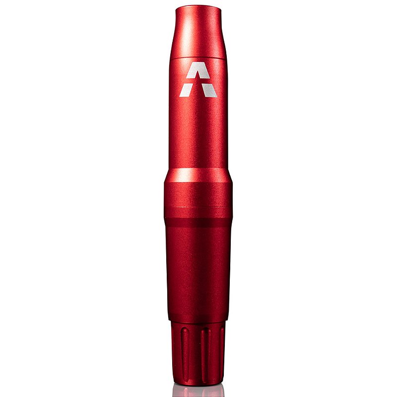 Pen Adapt Maquina Rotativa De Tatuagem e Micropigmentação Vermelho + Anéis Batoques