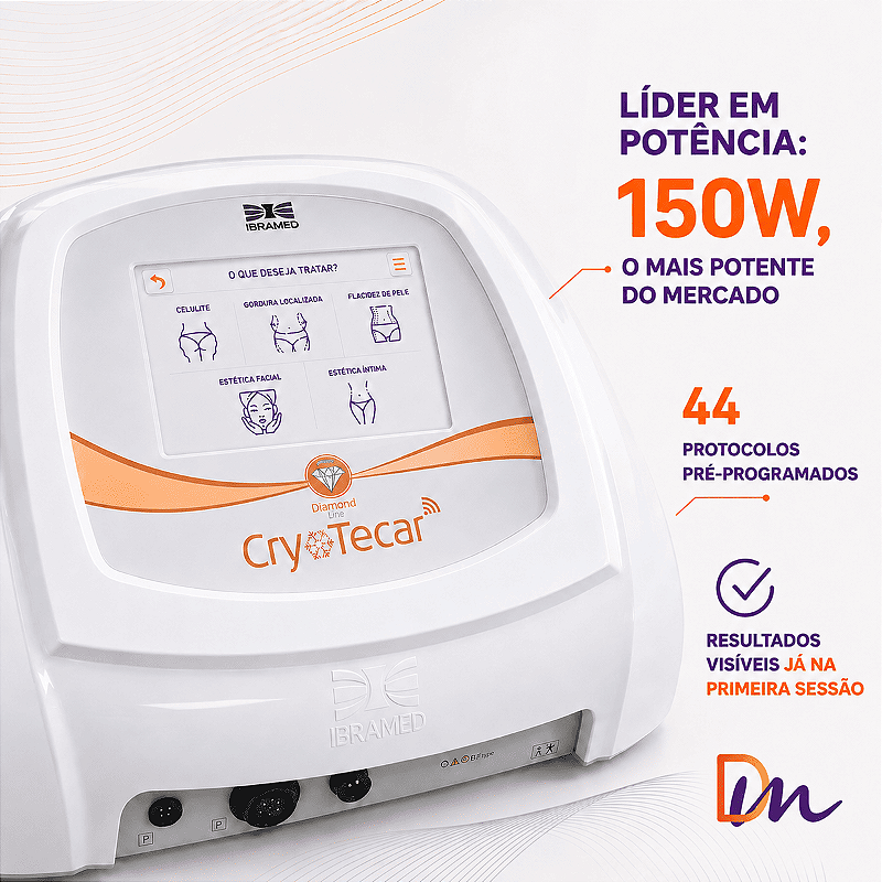 Cryotecar Equipamento De Criofrequência, Radiofrequência E Tecarterapia- Ibramed