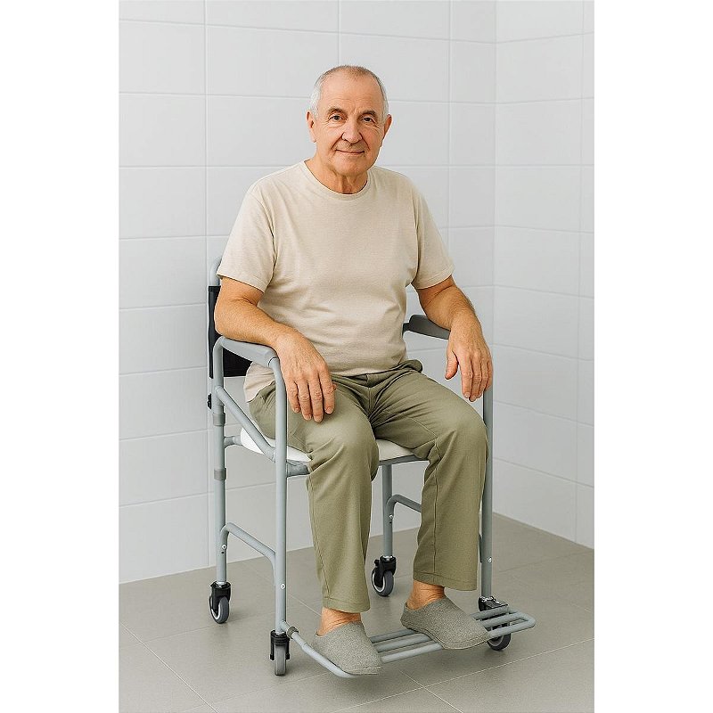 Cadeira de Banho Desmontável SC105 Até 120Kg - Hidrolight