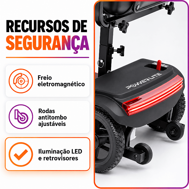 Scooter Elétrica Motorizada Lumus - Power lite