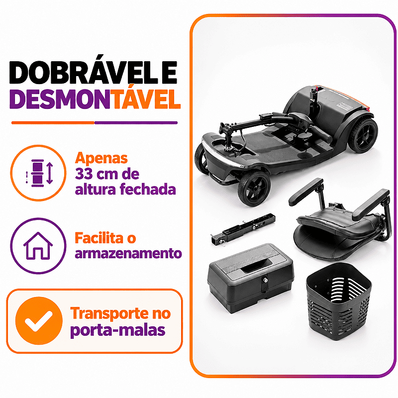Scooter Elétrica Motorizada Lumus - Power lite