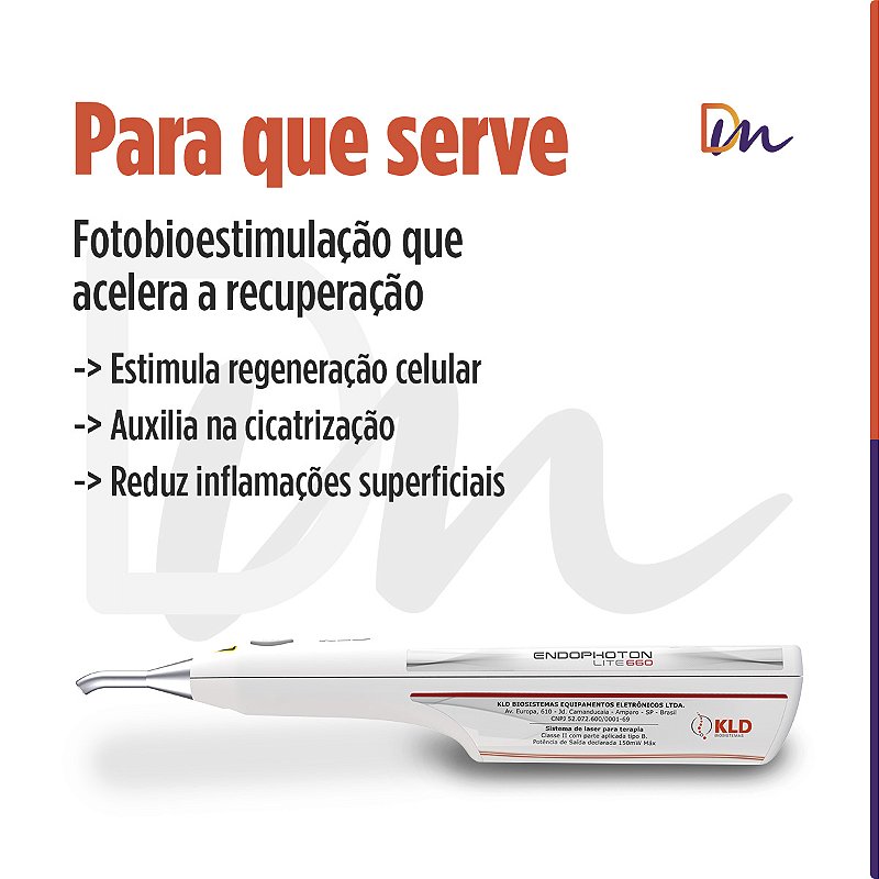 Endophoton Lite 660 Laser De Baixa Intensidade Sem Fio - KLD Biossistemas