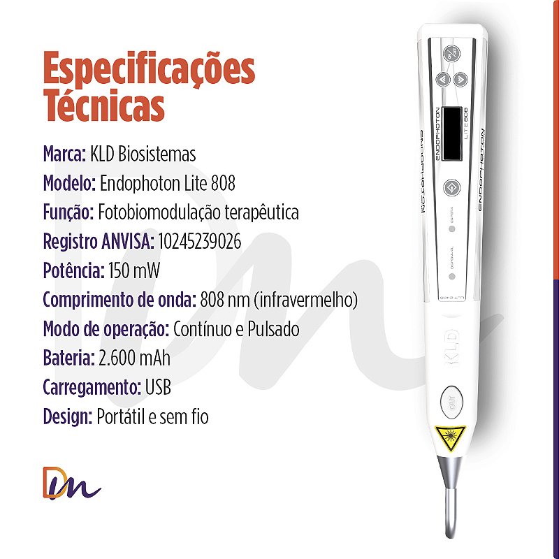 Endophoton Lite 808 LLT 2408 - KLD Biossistemas