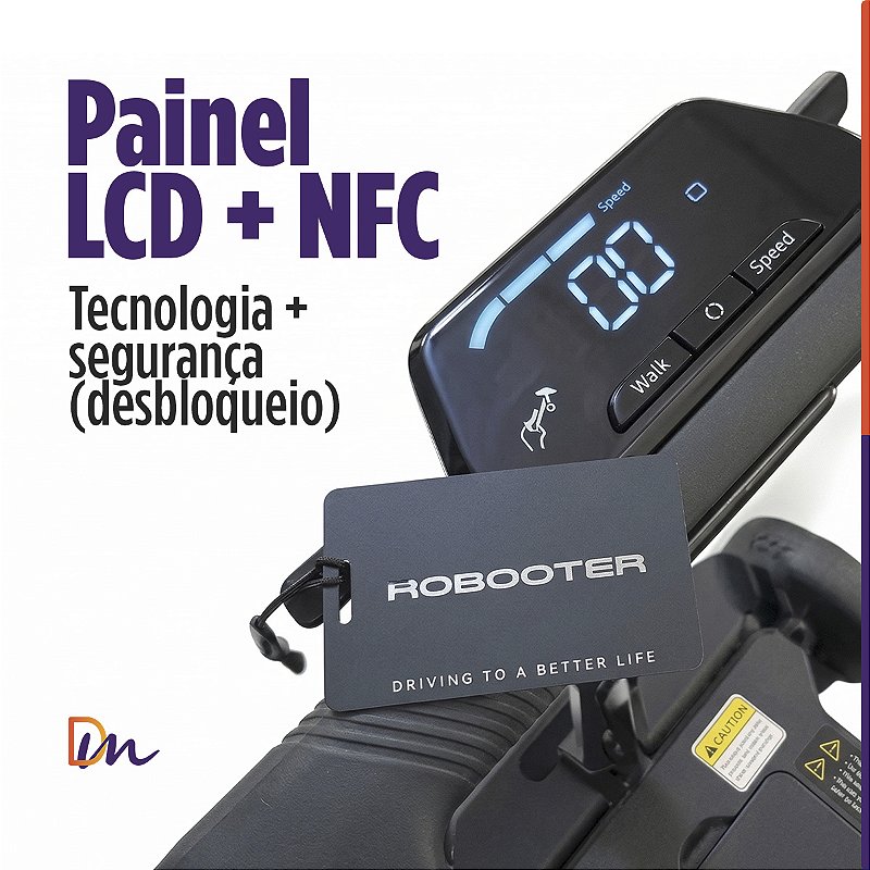 Scooter Elétrica Branca Lite Go Power Lite
