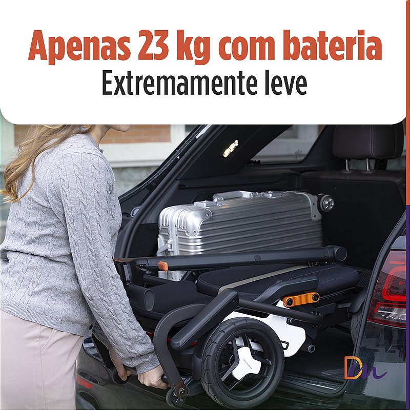 Scooter Elétrica Branca Lite Go Power Lite