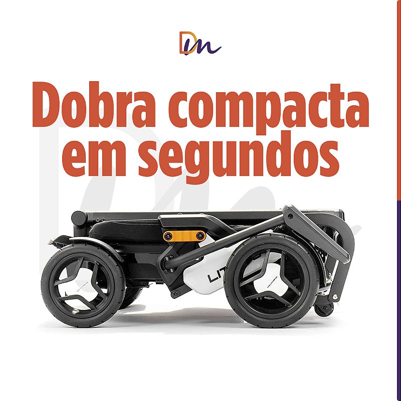 Scooter Elétrica Branca Lite Go Power Lite
