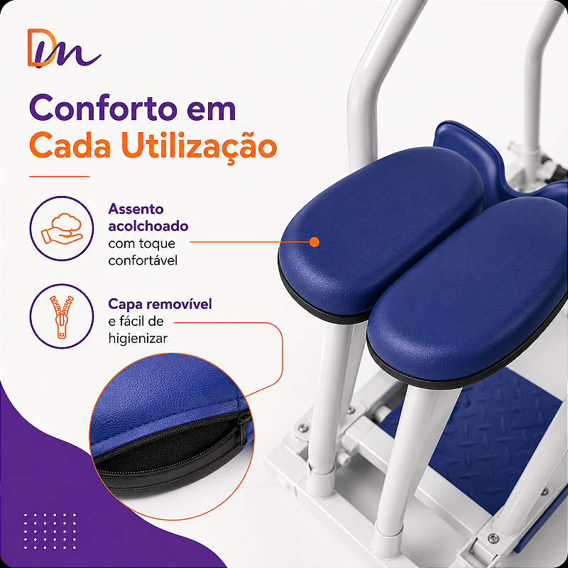 Cadeira de transferência em alumínio Senior Care – Supermedy