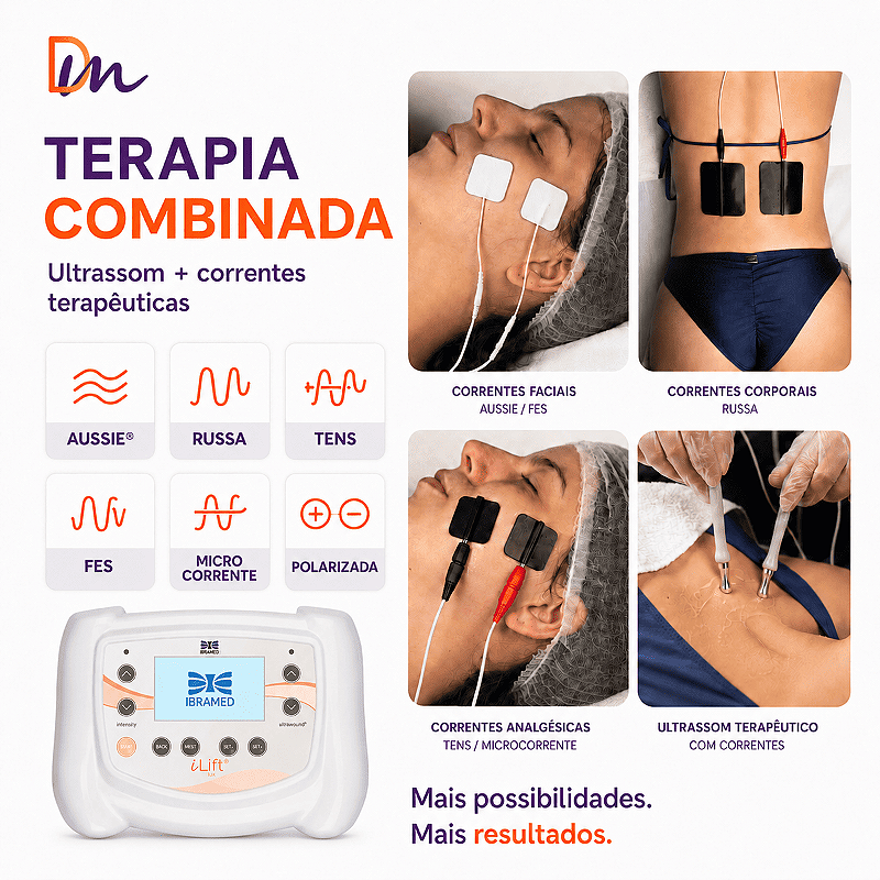 I Lift Ultrassom Terapêutico Facial 5 E 10 Mhz – Ibramed