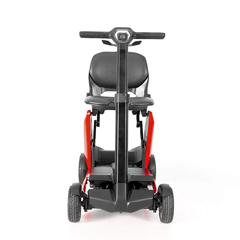 Scooter Motorizada Vermelha Dobrável Easy Go Com Controle Remoto Até 120Kg - Power Lite
