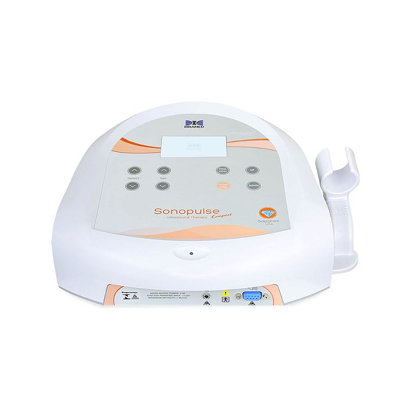 Sonopulse Compact Aparelho de Ultrassom 3Mhz Salmão Código: 01004006 - Ibramed