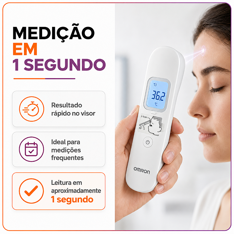 Termômetro Digital De Testa Sem Contato - OMRON