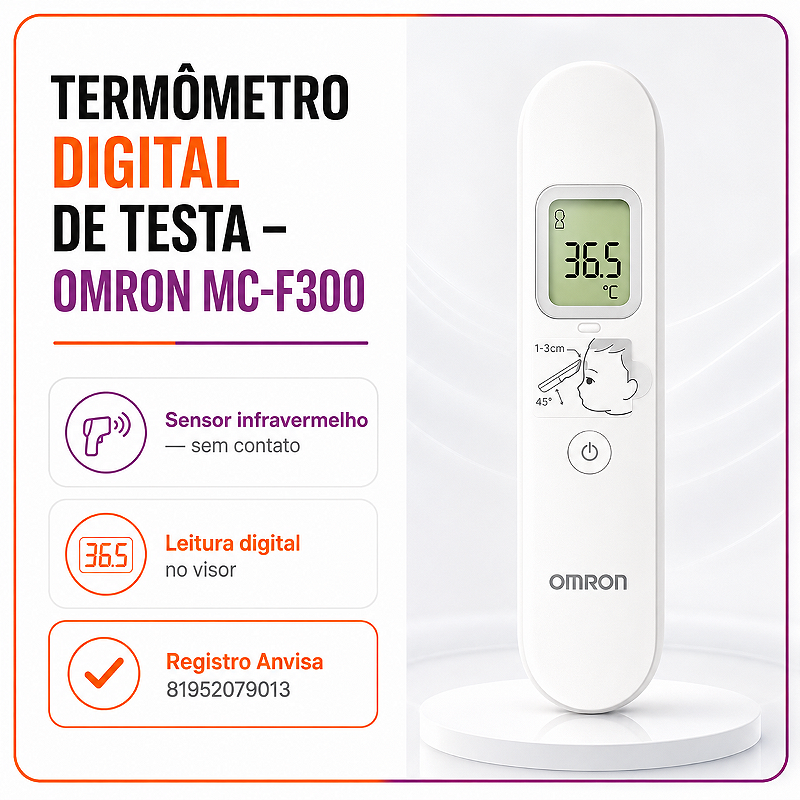 Termômetro Digital De Testa Sem Contato - OMRON