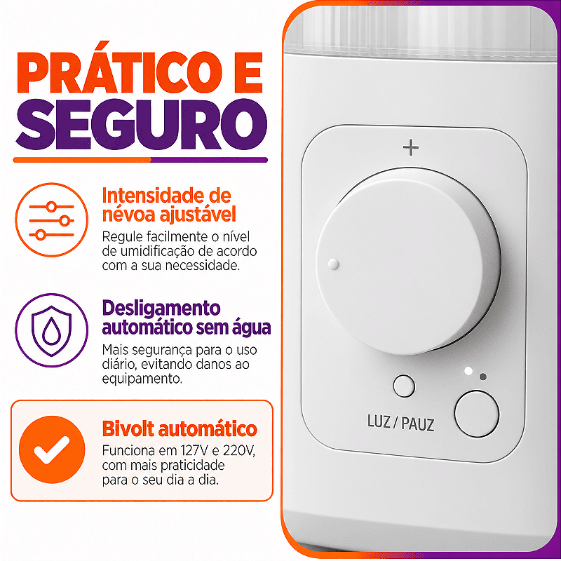 Umidificador Humid Air 4 Litros - OMRON