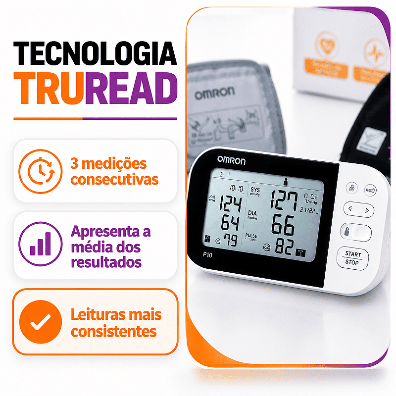 Monitor de Pressão Arterial de Braço - OMRON
