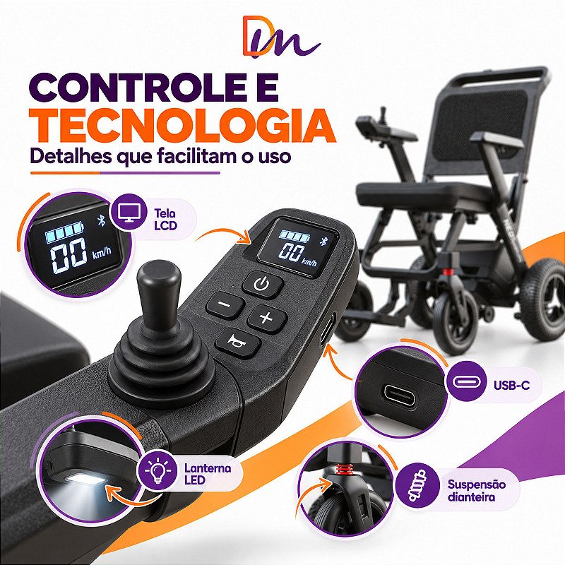 Cadeira De Rodas Motorizada Neo - Power Lite