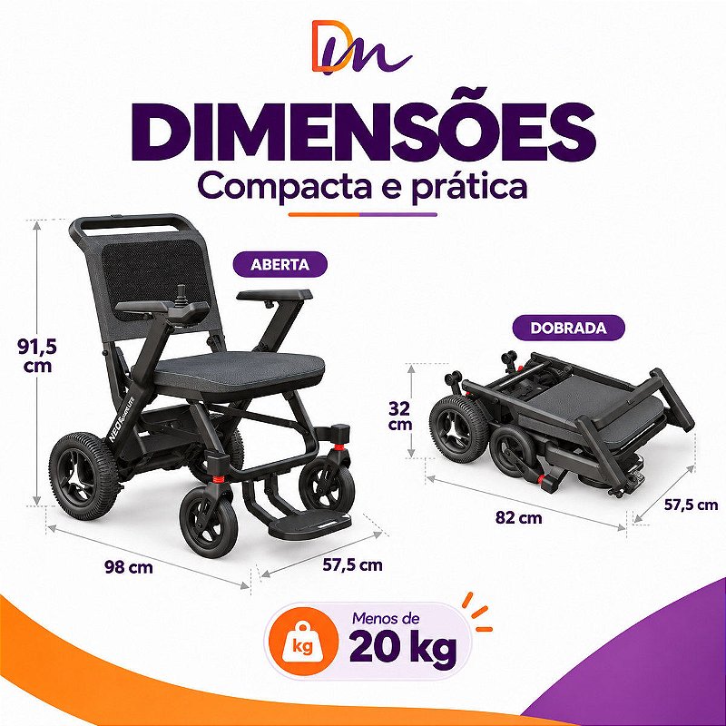 Cadeira De Rodas Motorizada Neo - Power Lite