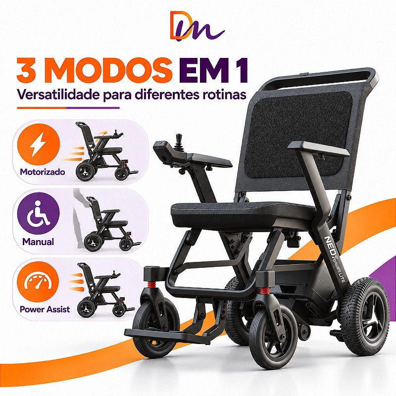 Cadeira De Rodas Motorizada Neo - Power Lite