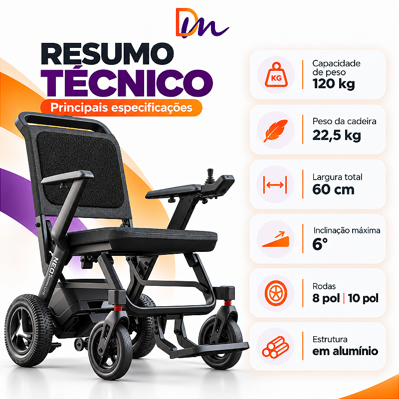 Cadeira De Rodas Motorizada Neo - Power Lite