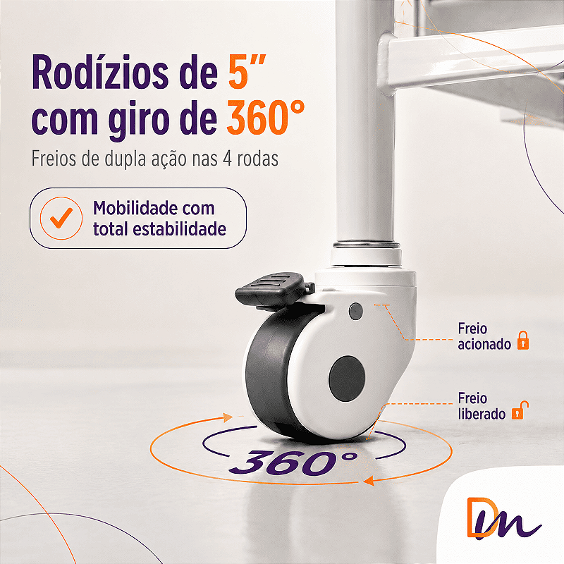 Cama Hospitalar 2 Movimentos DX - Dellamed - Outlet