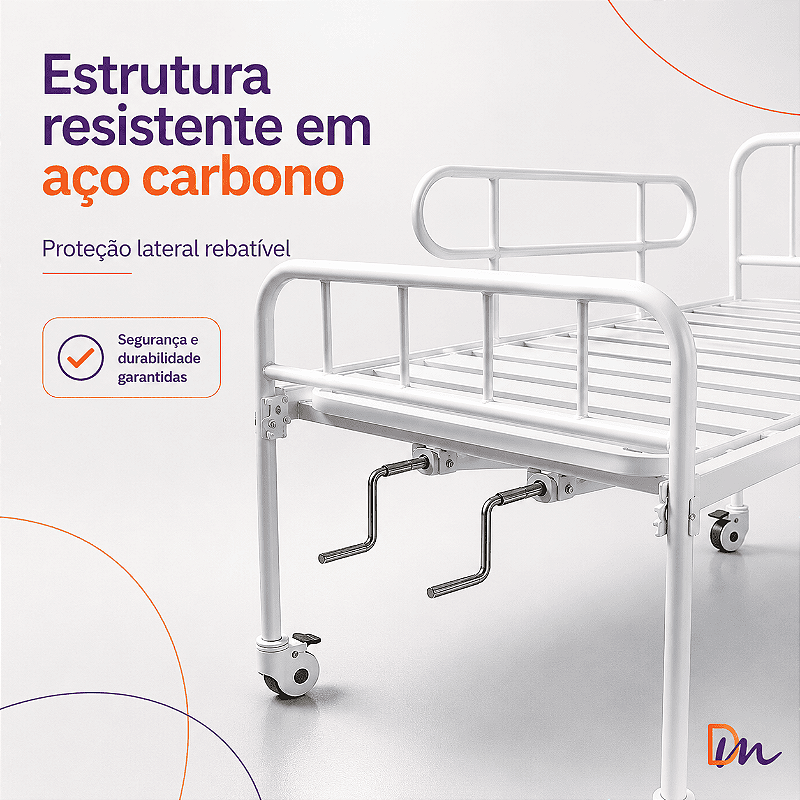 Cama Hospitalar 2 Movimentos DX - Dellamed - Outlet