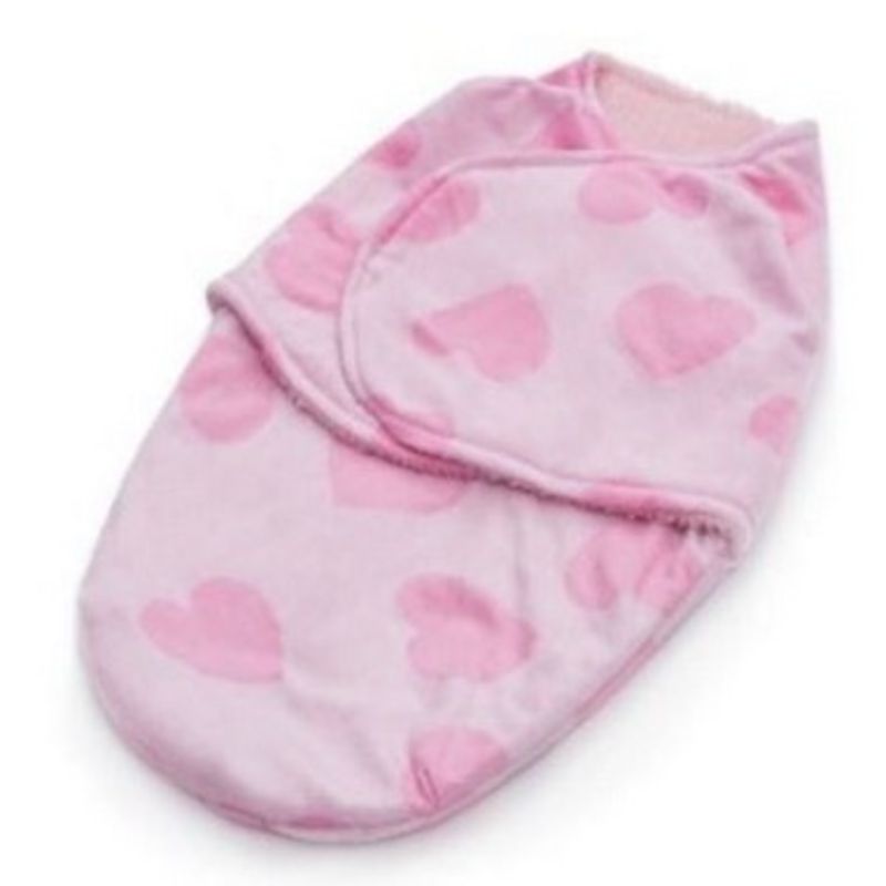 Cueiro Swaddle Ajustável com Velcro Rosa ENGENHA KIDS Produtos e