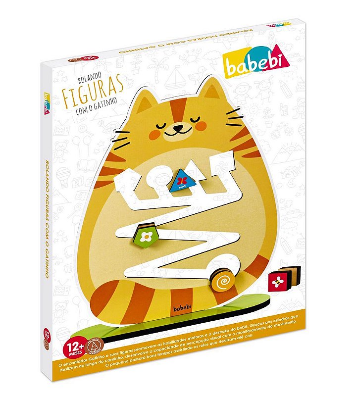 Rolando Figuras com o Gatinho - ENGENHA KIDS - Produtos e acessórios para  bebê