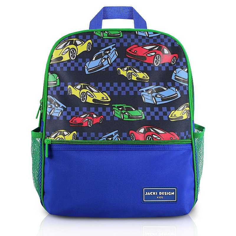 Mochila Escolar - Carro SAPEKA - Azul - ENGENHA KIDS - Produtos e