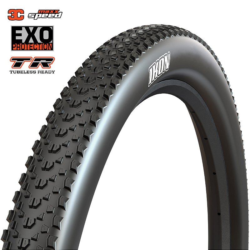 Pneu Maxxis IKON 29x2.20 Dobrável Kevlar 3CS/EXO/TR Preto - Azupa