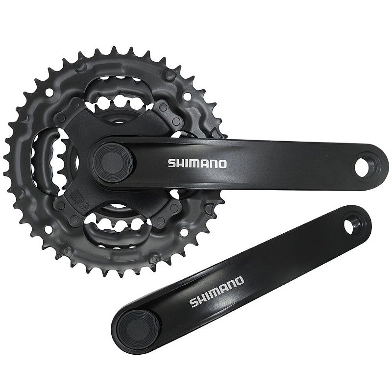 Pedivela SHIMANO Tourney FC-TY301 42x34x24 6-7-8v Preto - Azupa Store