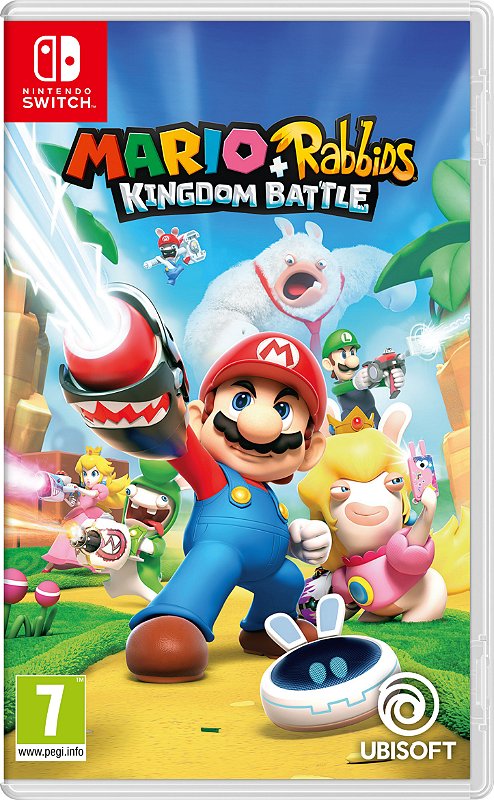 Jogo Mario + Rabbids Kingdom Battle - Nintendo Switch - ShopB - 14 anos!