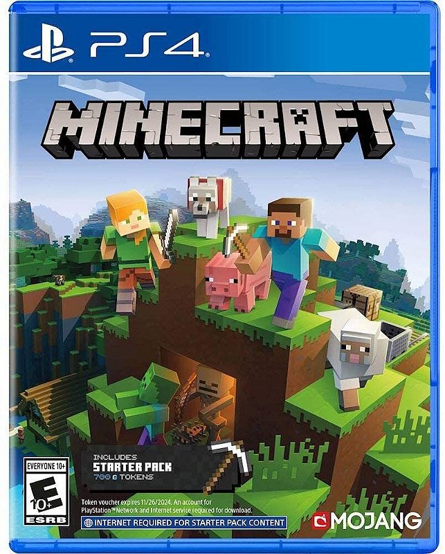 Minecraft 4 Edition - Ps4 - ZEUS GAMES - A única loja Gamer de BH!