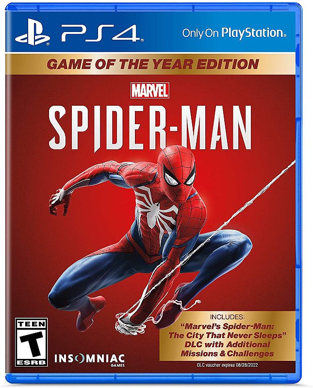 Spider Man Homem Aranha (Edição Jogo do Ano) - Ps4 - ZEUS GAMES