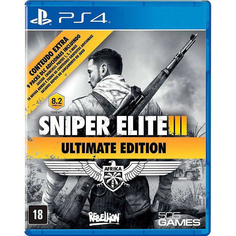 Sniper Elite 3: Ultimate Edition (Seminovo) - PS4 - ZEUS GAMES - A única  loja Gamer de BH!