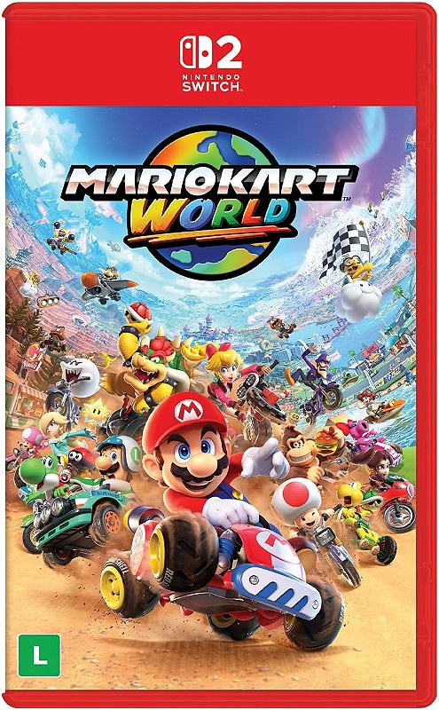 Jogo Mario Kart World - Nintendo Switch 2 - ZEUS GAMES - A única