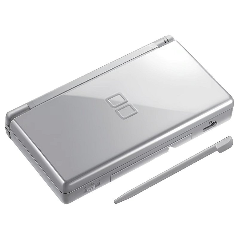 Console Nintendo DS Lite Cinza Metálico Metallic Silver Gray