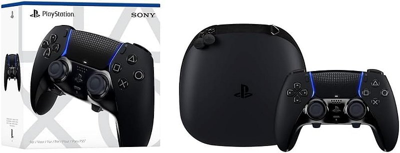 Controle sem fio DualSense Edge Preto Midnight Black - PS5 - ZEUS