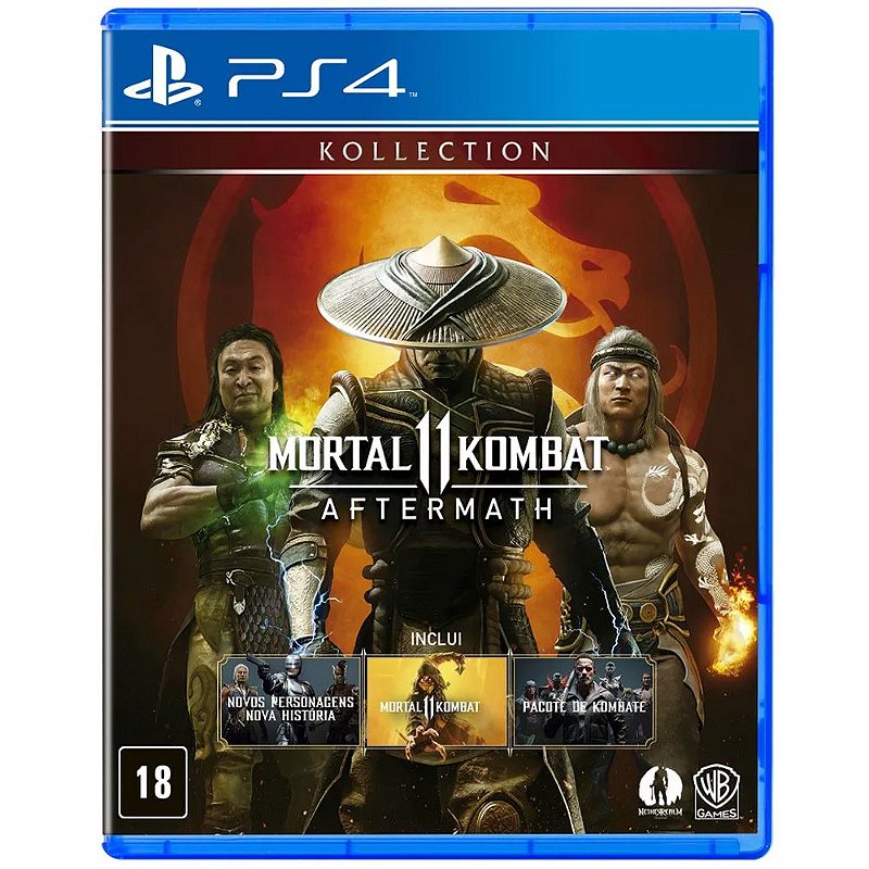 Mortal Kombat 11 Aftermath (Seminovo) PS4 - ZEUS GAMES - A única loja Gamer  de BH!