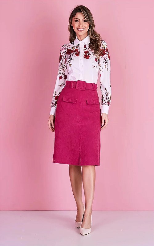 Saia Jaiceli Tat Martello Yuli s Store o melhor da moda feminina