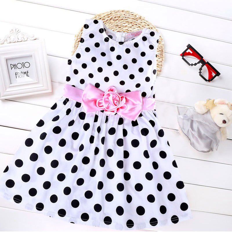 vestido infantil bolinha