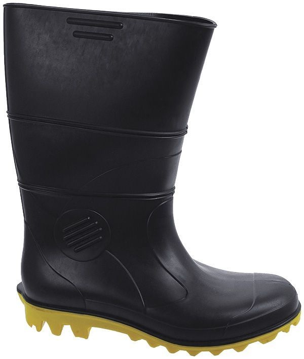 REF.20128-BOTA PVC PRETA/AMARELA
