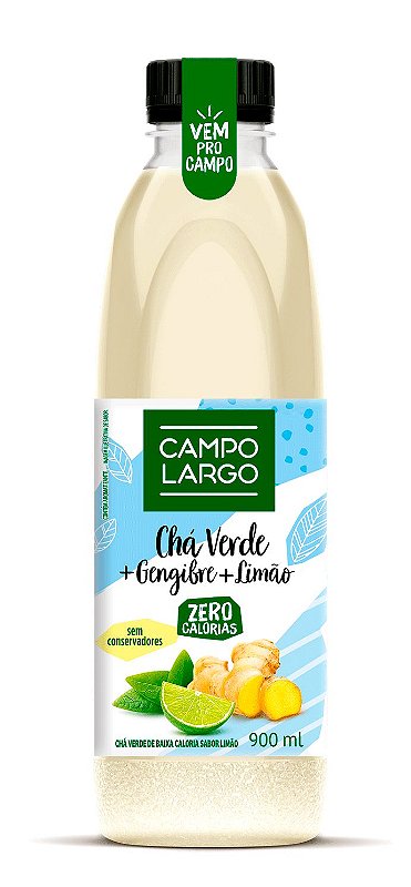 Ch Verde Gengibre e Lim o 900 ml Campo Largo Casa do