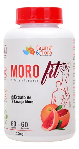Extrato de Laranja Moro - 60 Cápsulas - Fauna e Flora - Casa do