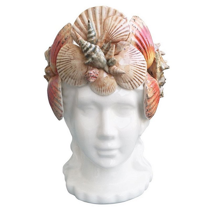 shell head,coral head,cabeça de conchas kasa 57