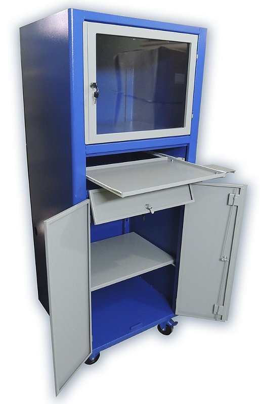 Rack Industrial para Computador c/ Suporte de Microventilador BRA