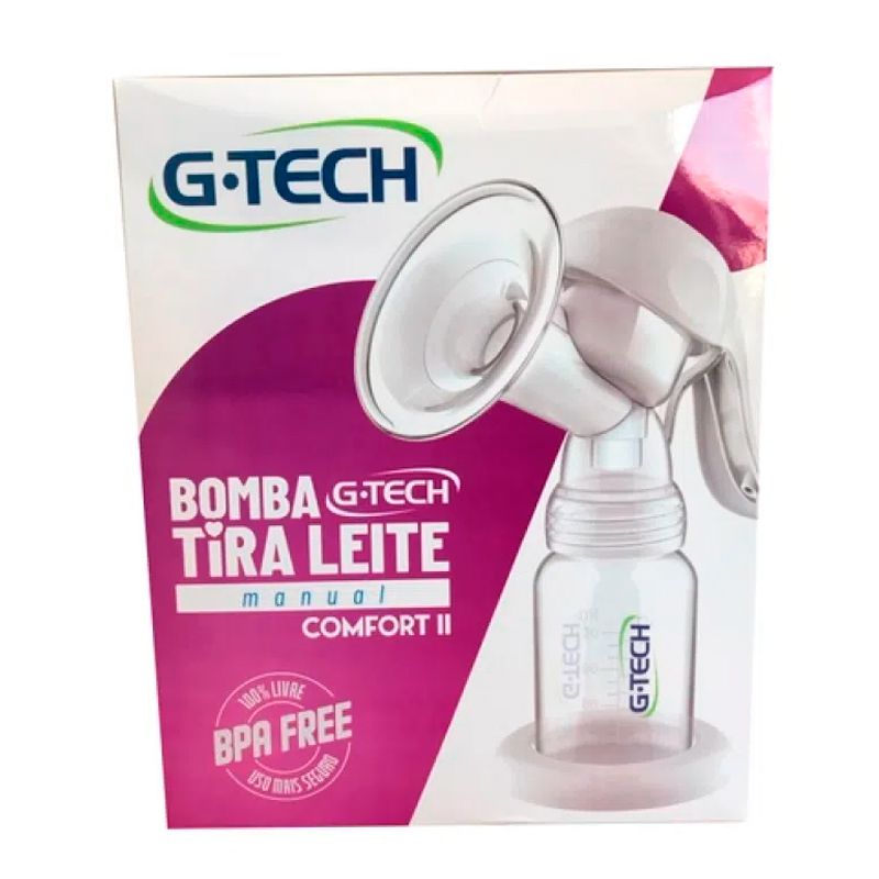 Bomba Tira-Leite Materno Manual Confort II G-Tech - Cirúrgica Joinville |  Produtos Médicos e Hospitalares