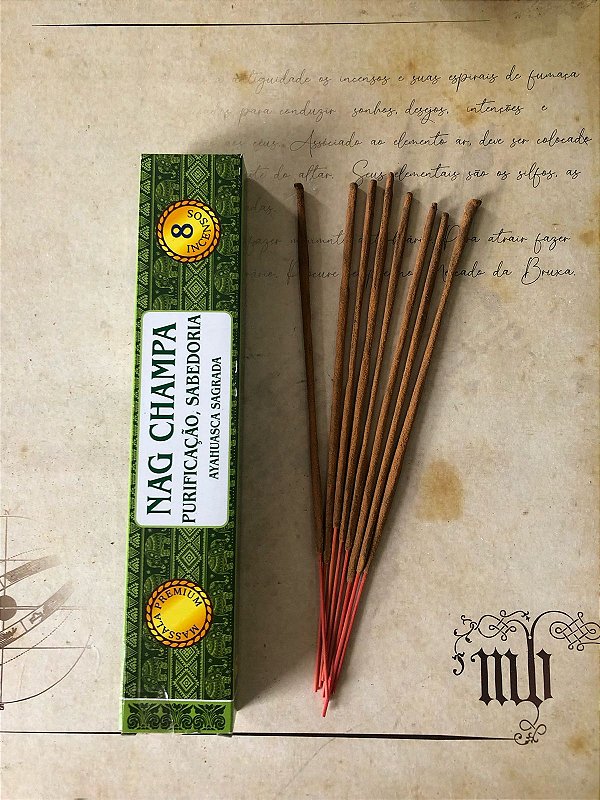 Incenso Nag Champa Ayahuasca Sagrada - Mercado da Bruxa