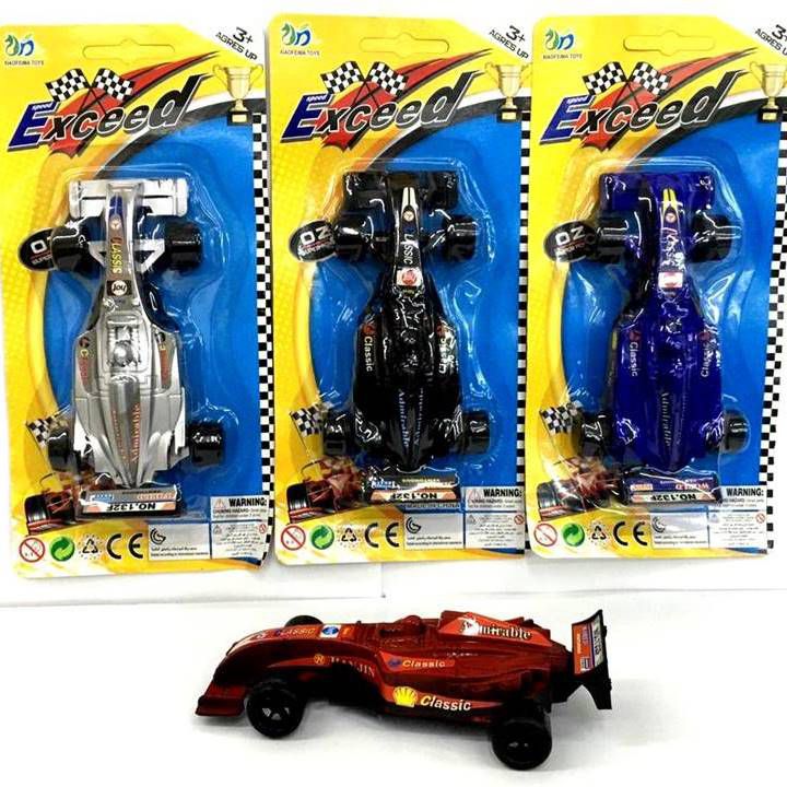 Kit 4 Brinquedo Carrinho De Corrida Formula 1 A Fricção em